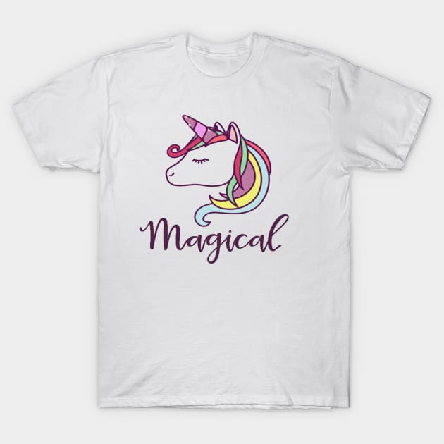 Magical Unicorn T-Shirt by adrinalanmaji